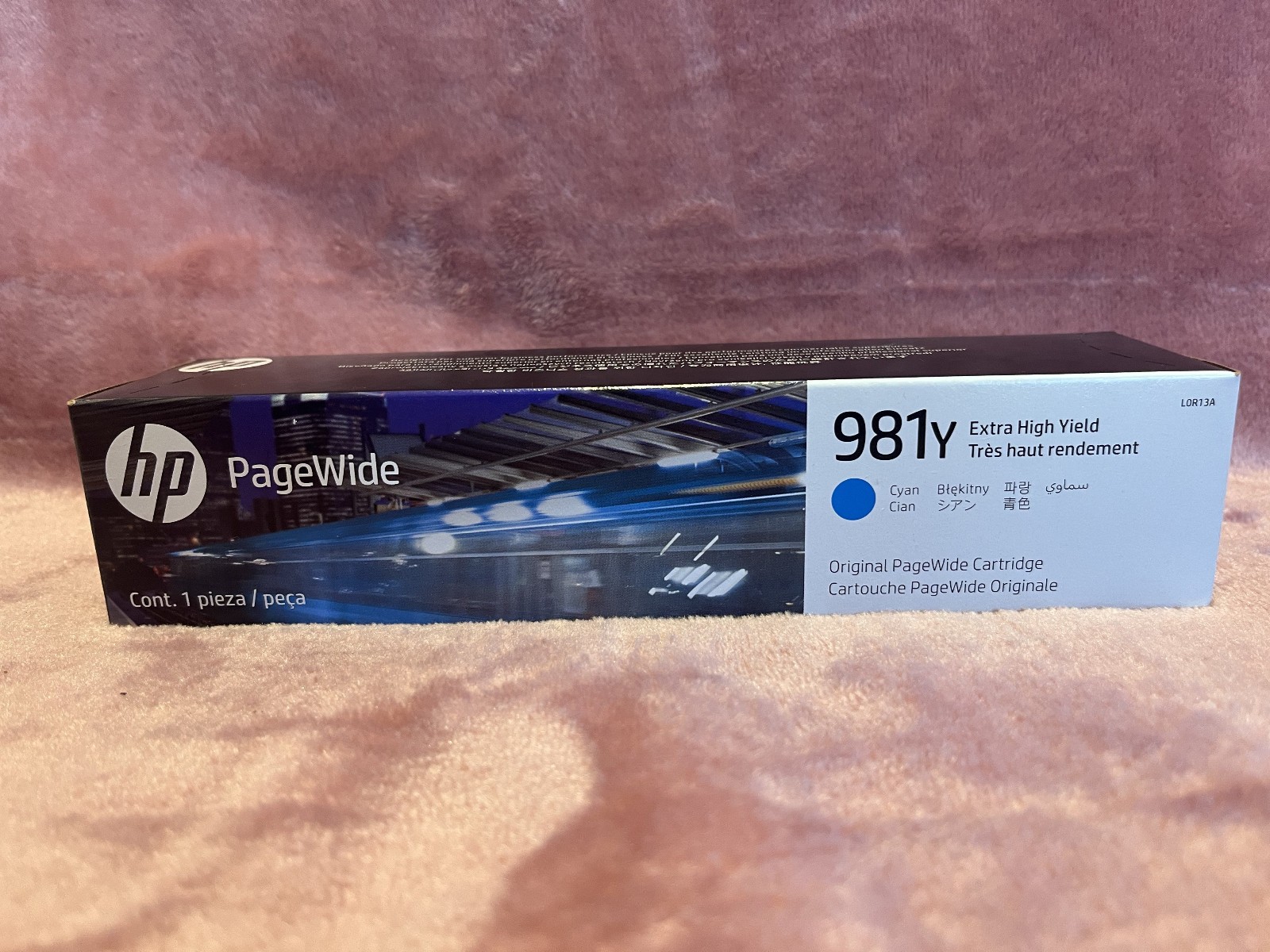 Genuine HP 981Y Extra High Yield Cyan Ink Cartridge L0R13A Date: January 2028