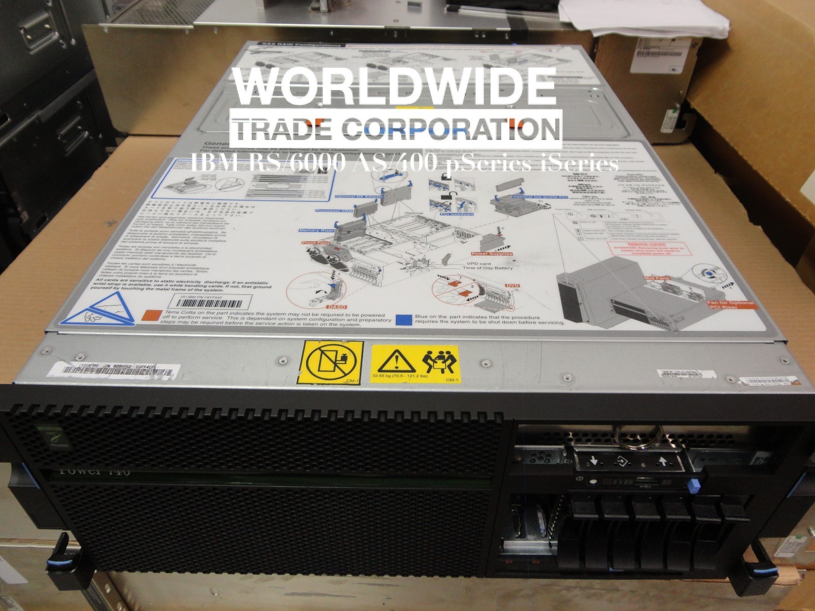 IBM 8205-E6B P740 3.72GHz 8-Core POWER7 message to configure, powerVM std