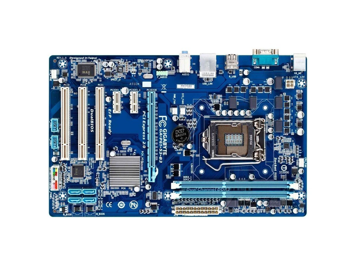 For Gigabyte GA-P61-S3-B3 P61 Main Board Display Large Board ddr3