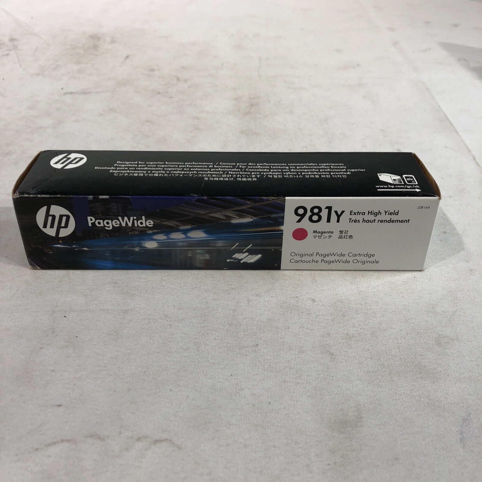 Genuine HP L0R14A (981Y) Magenta Extra High Yield Ink Cartridge - Exp 2022