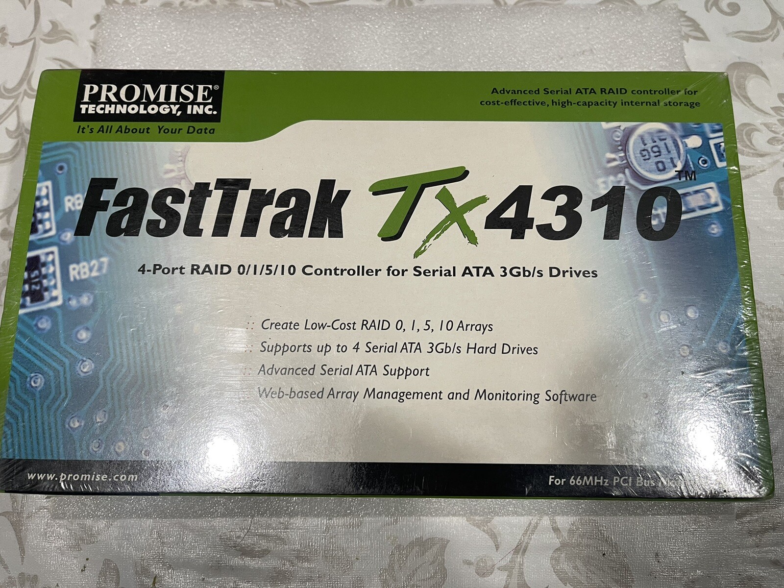 PROMISE FastTrak TX4310 PCI Quad SATA RAID Controller Card
