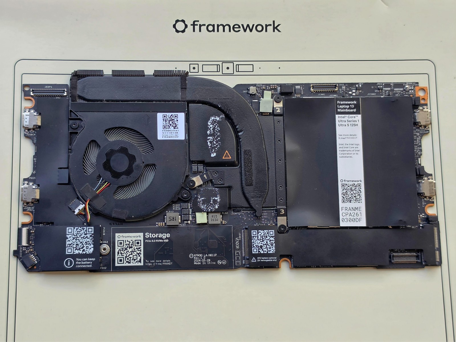 Framework Laptop 13 Mainboard Intel Core Ultra 5 125H (Not working)