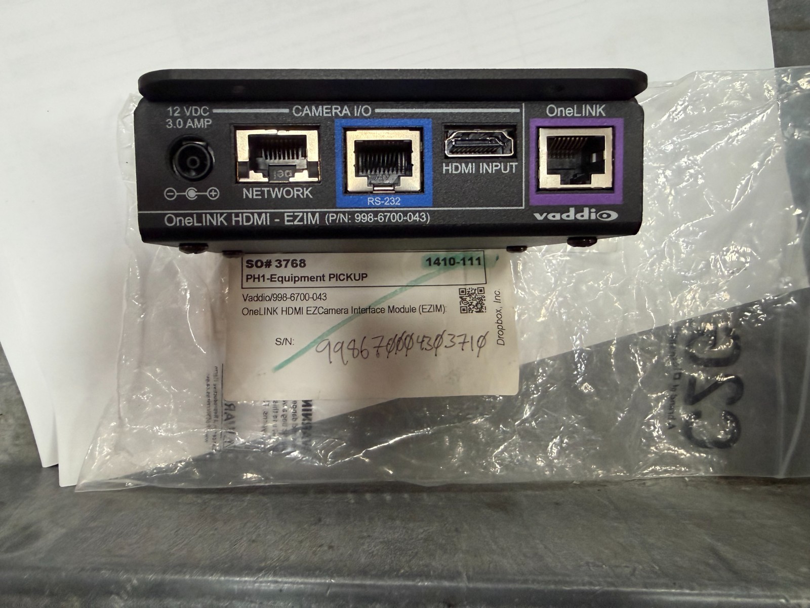 Vaddio 998-6700-043 HDMI EZ Camera interface Module