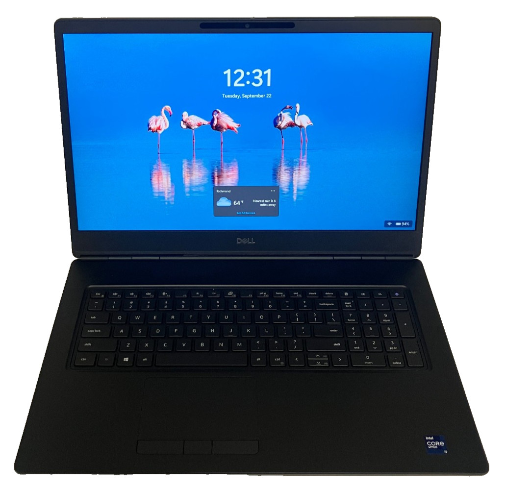 Dell Precision 7760 17" NVIDIA RTX A4000 2.6GHz Intel Core i9-11950H 64GB 1TB