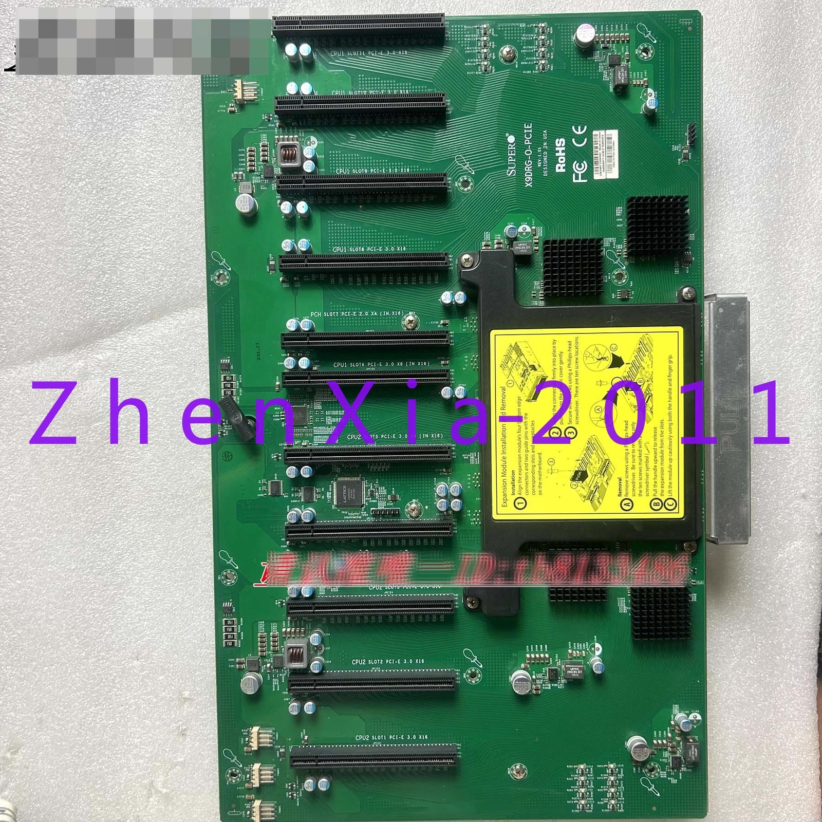 1PC Used Supermicro X9DRG-O-PCIE motherboard