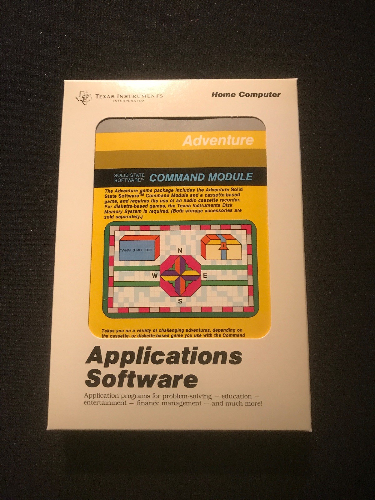Minty New Nos TI99-4a Home Computer Adventure Command Module Rare PHM 3041T