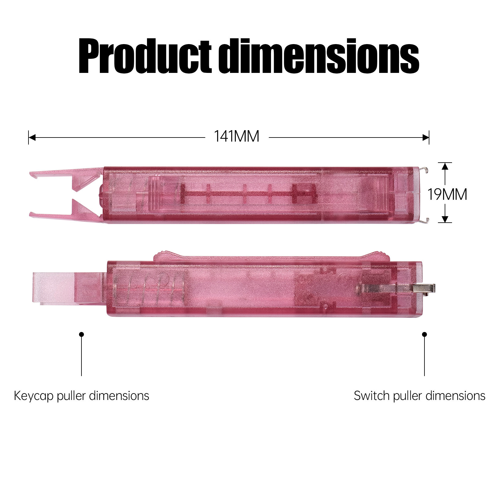 2 in 1 Keycap Puller Switch Puller for Mechanical Keyboard Switch Keycap Puller