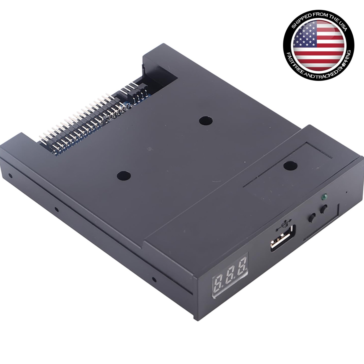 Modern USB Floppy Drive Emulator for 3.5 Inch Disks - Compatible & User-Friendly