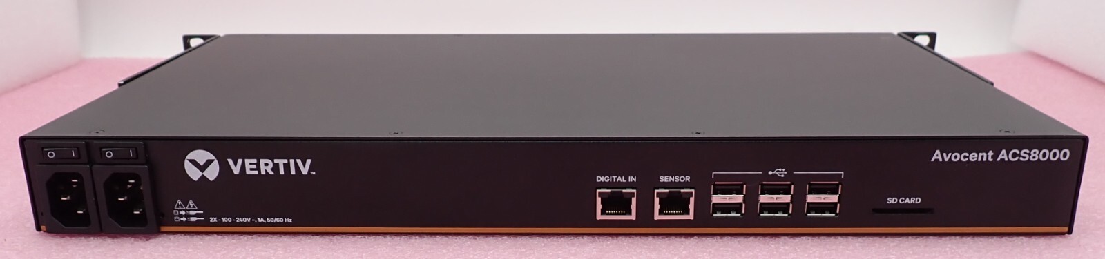 Vertiv Avocent ACS8000 16-Port Console Server DAC Dual AC PSU ACS8016DAC