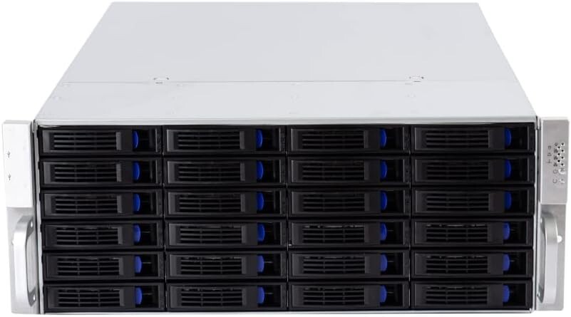4U  Rackmount Server Case Chassis SFF-8643 12 Gb/s Interface 24 Hot-Swappable