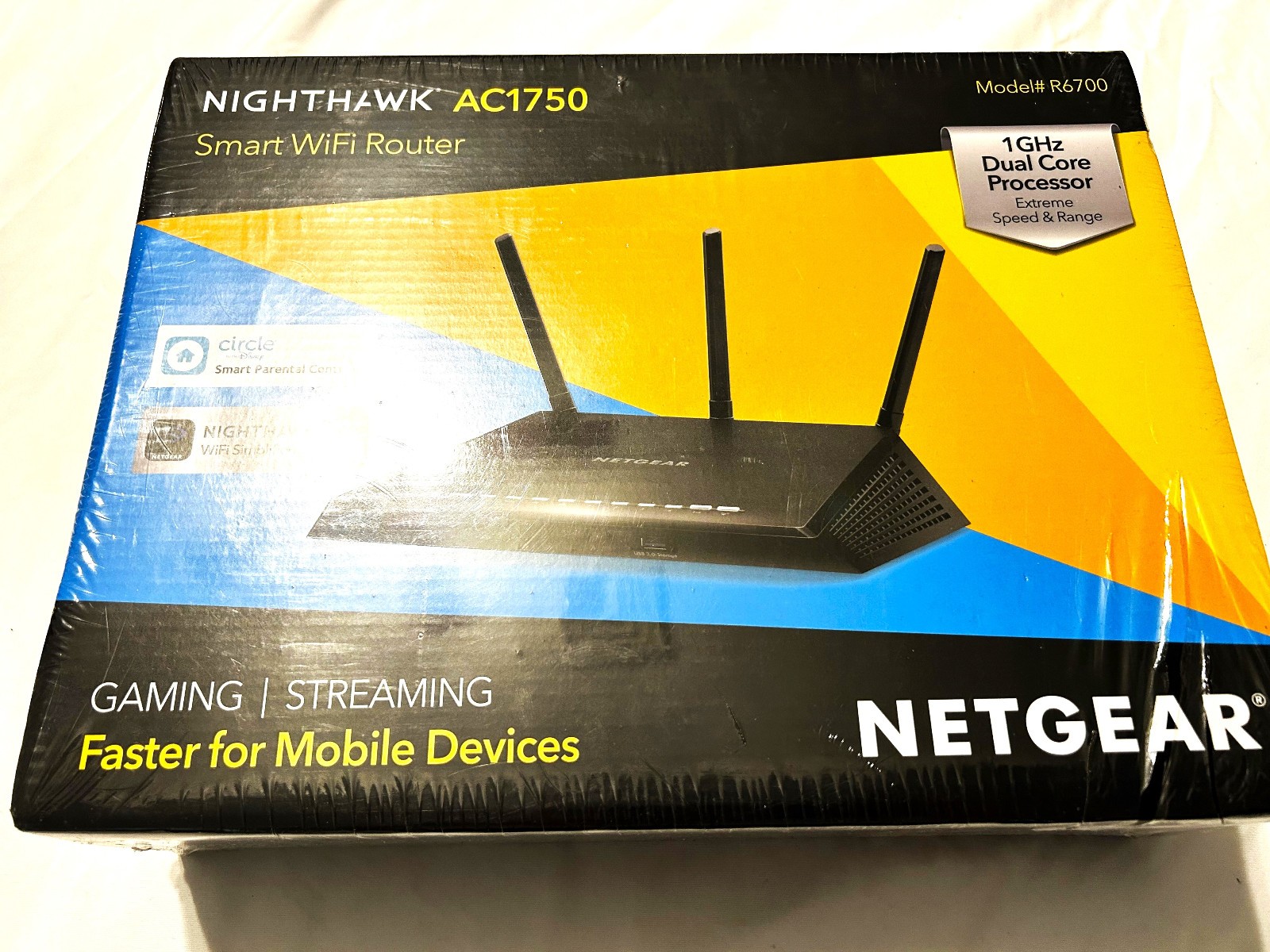 NETGEAR Nighthawk R6700 AC1750 Dual Band WiFi Router New Sealed
