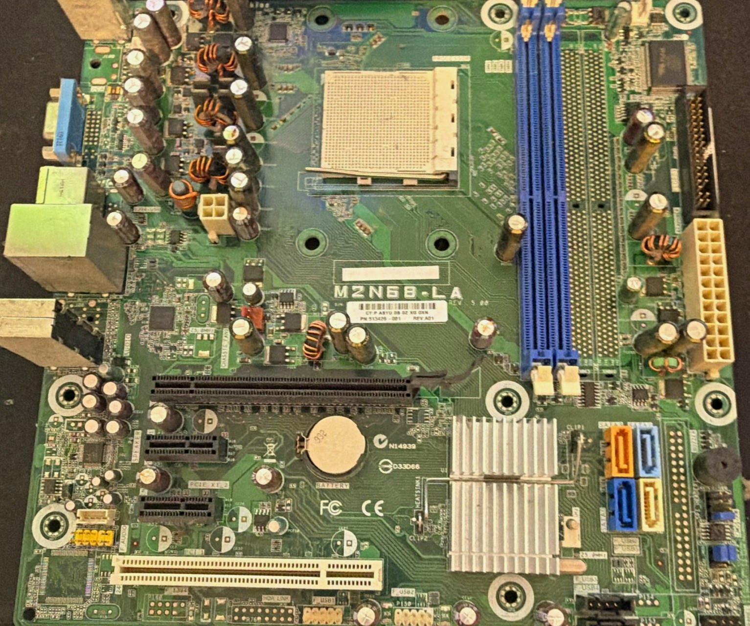 HP M2N68-LA MicroATX AMD Socket AM2 DDR2 Motherboard w/ VGA USB2.0 RJ-45