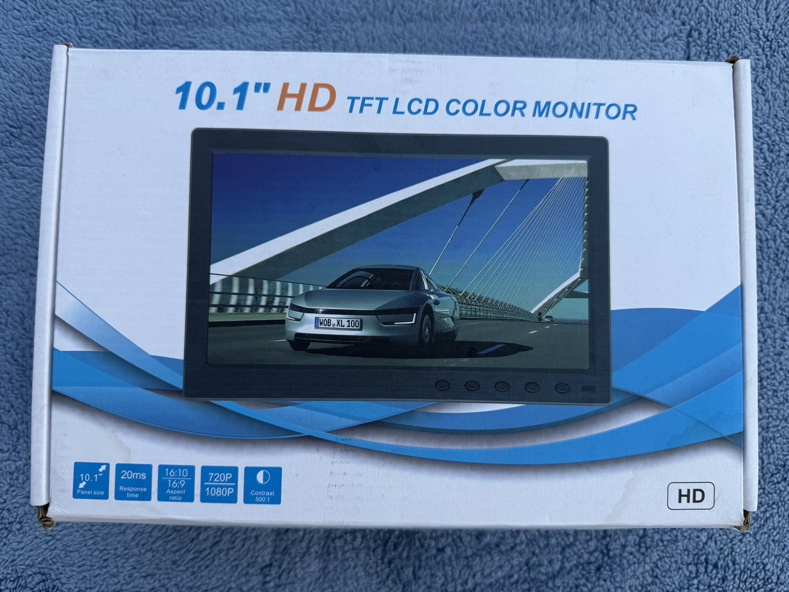 10.1" HD TFT LCD Color Monitor