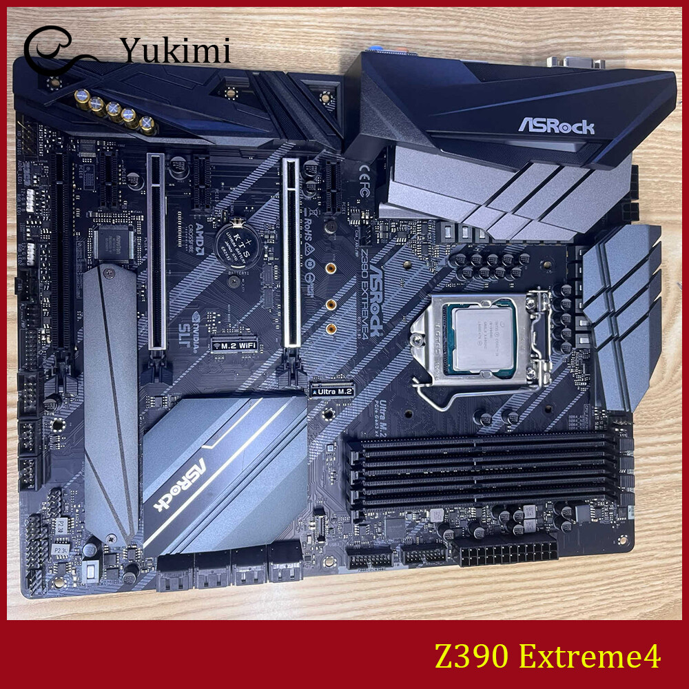 FOR ASROCK Z390 Extreme4 LGA 1151 64GB HDMI ATX Motherboard Test OK