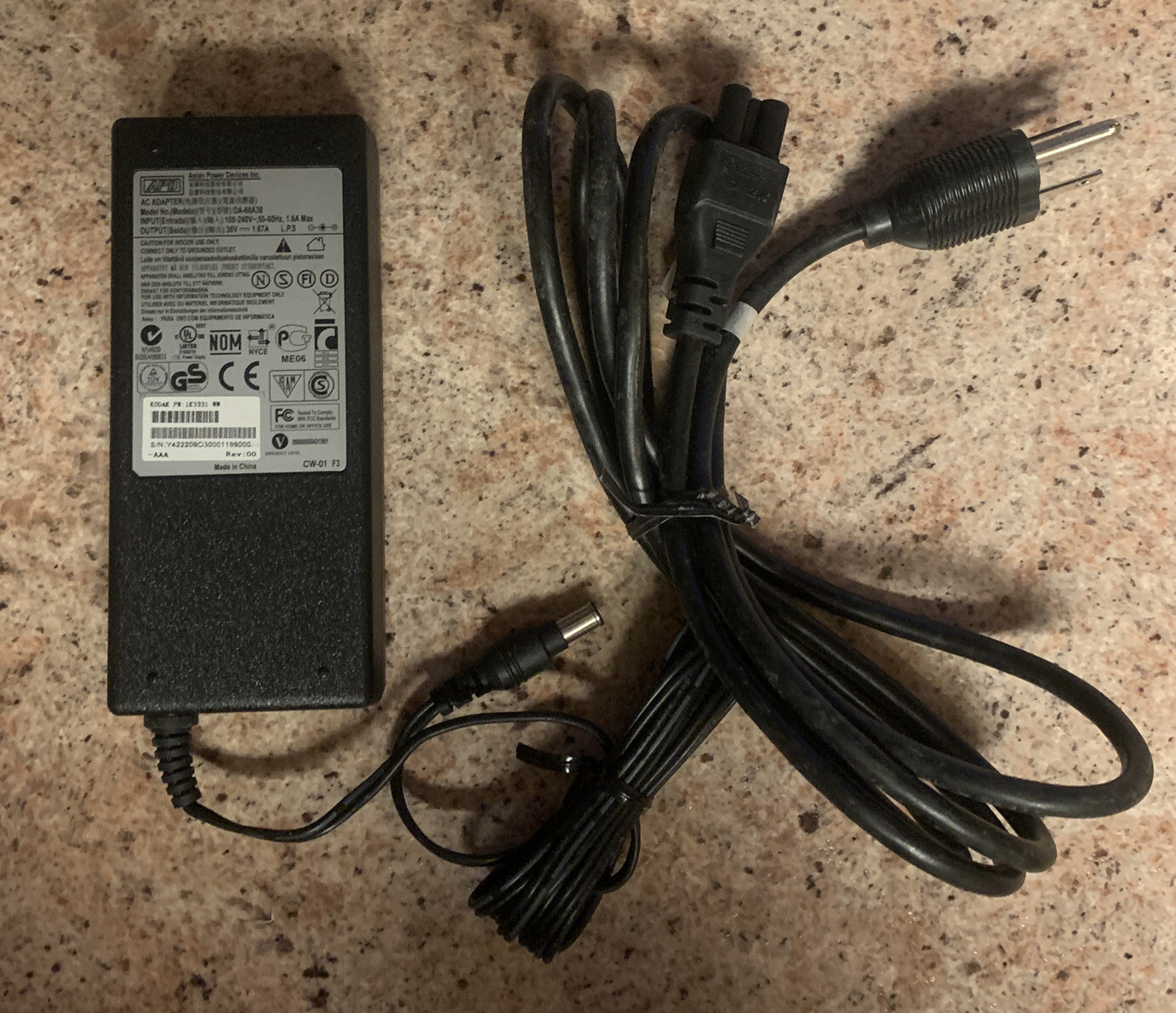 KODAK DA-60A36 APD POWER SUPPLY FOR PRINTER 1K5862 1K3331