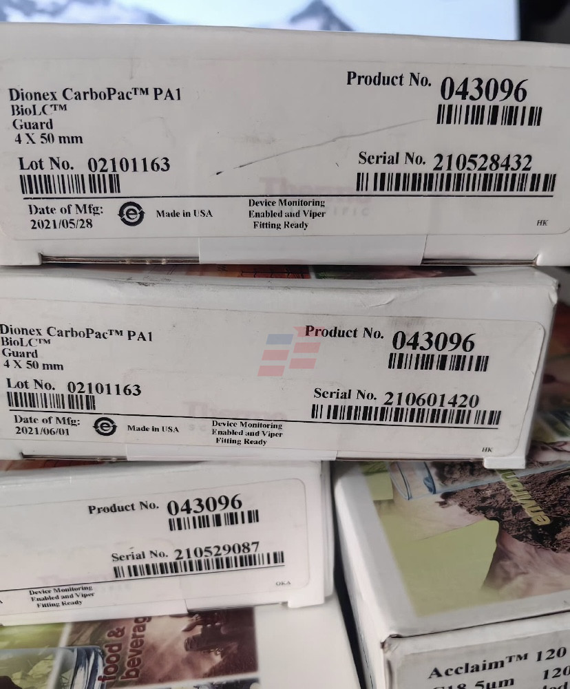 043096 new Ion chromatography column fedex or DHL