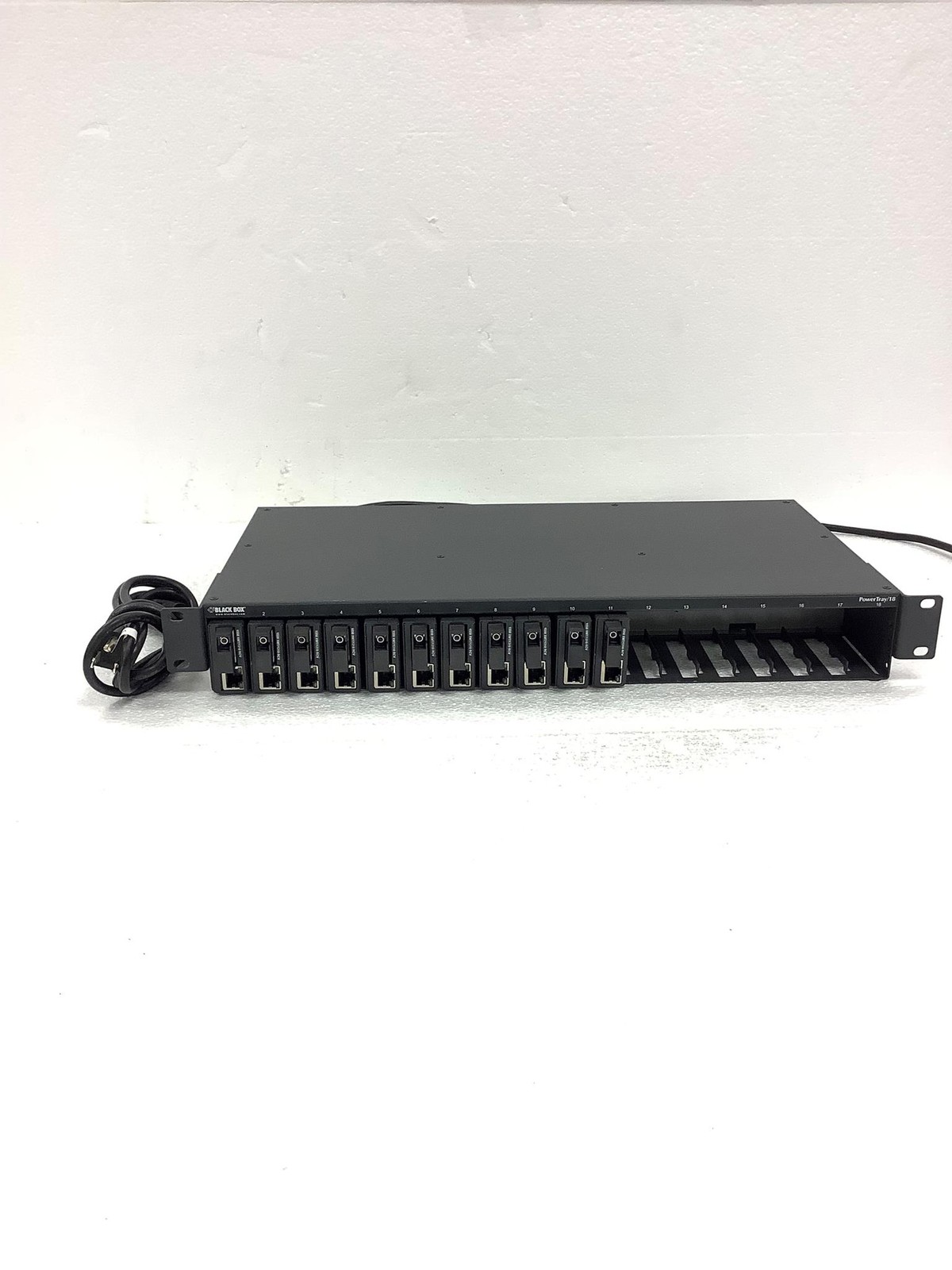 Blackbox LHC018A-AC-R2 18-Slots Power Tray 11x LHC043A-R3 Working 