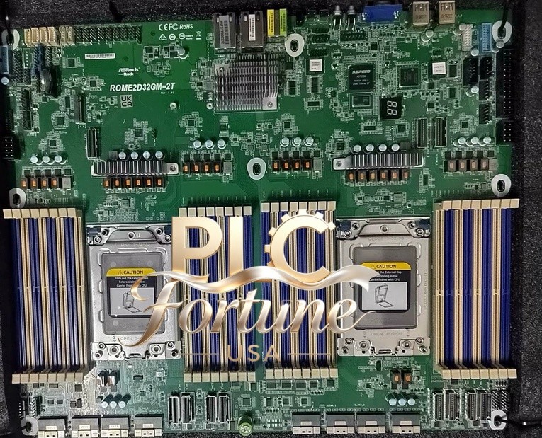 Used ASRock Rack ROME2D32GM-2T SP3 Server Motherboard Support AMD EPYC 7002 7003