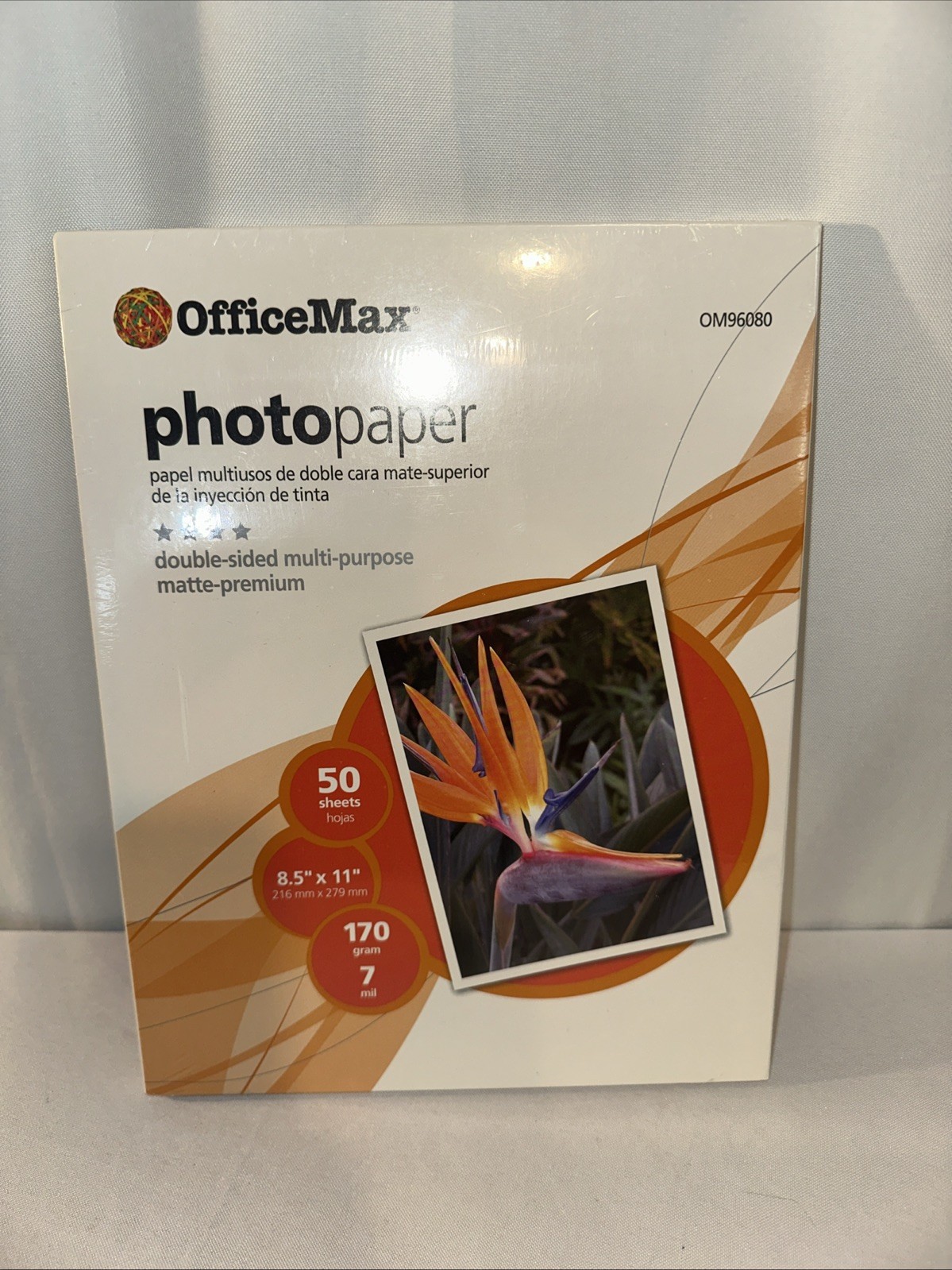 OfficeMax  Photo Paper, 50 sheets Double Sided Multi Purpose, Matte Premium
