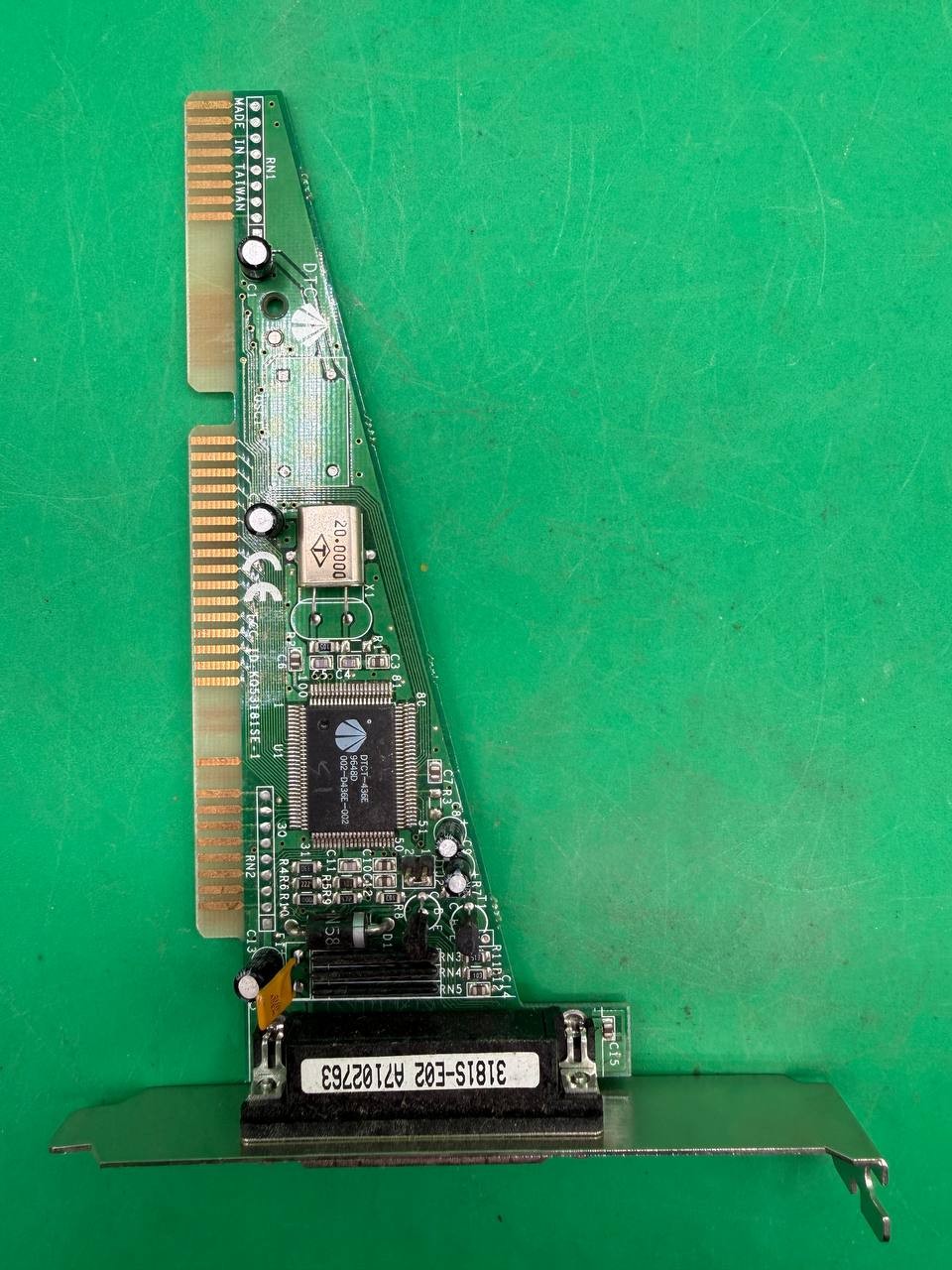 Vintage ISA SCSI Controller Card DB25 16D3 3181S-E02 TC