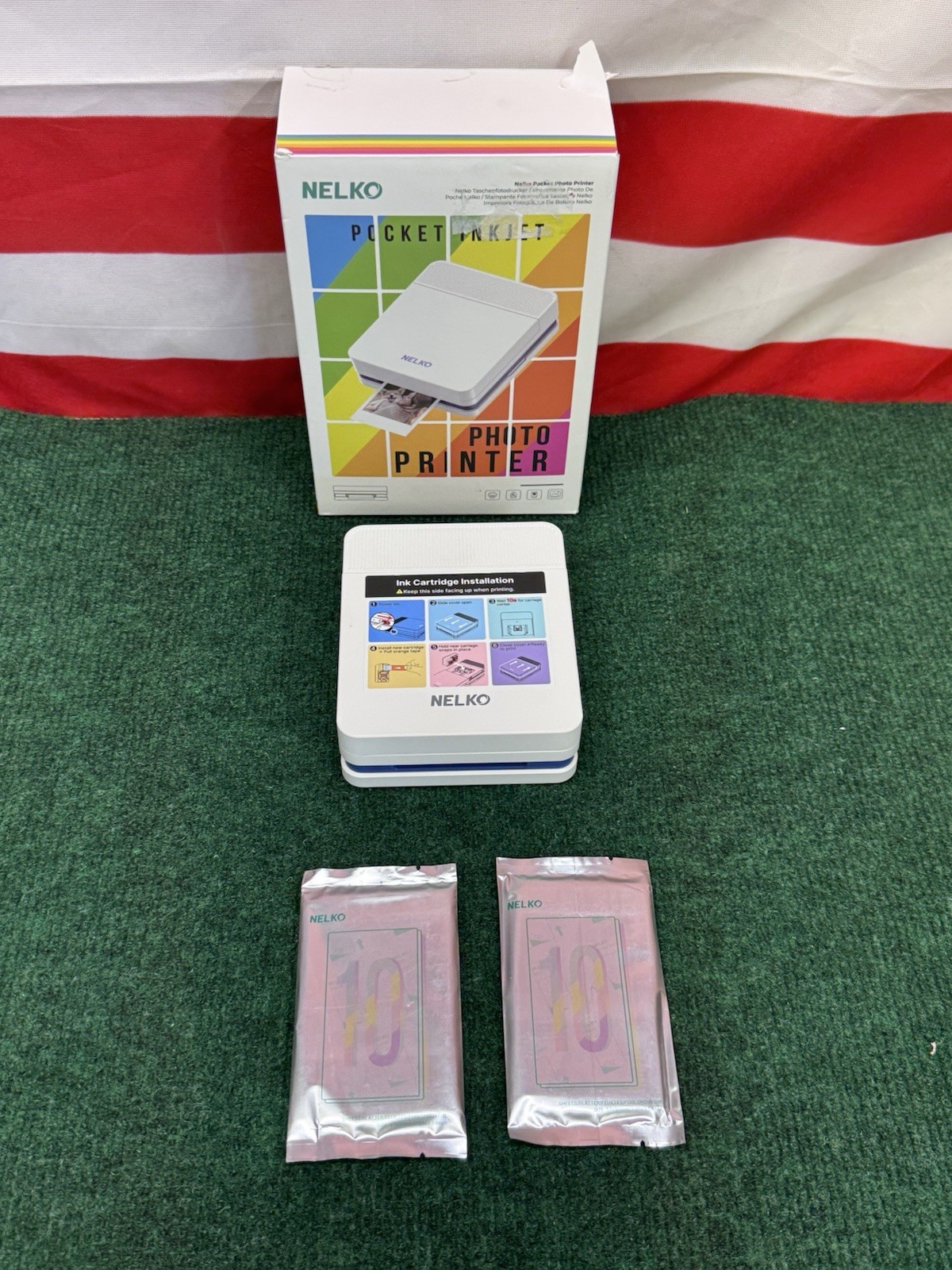 Nelko Pocket Inkjet PP03 Color Mini Portable Photo Printer Smartphone