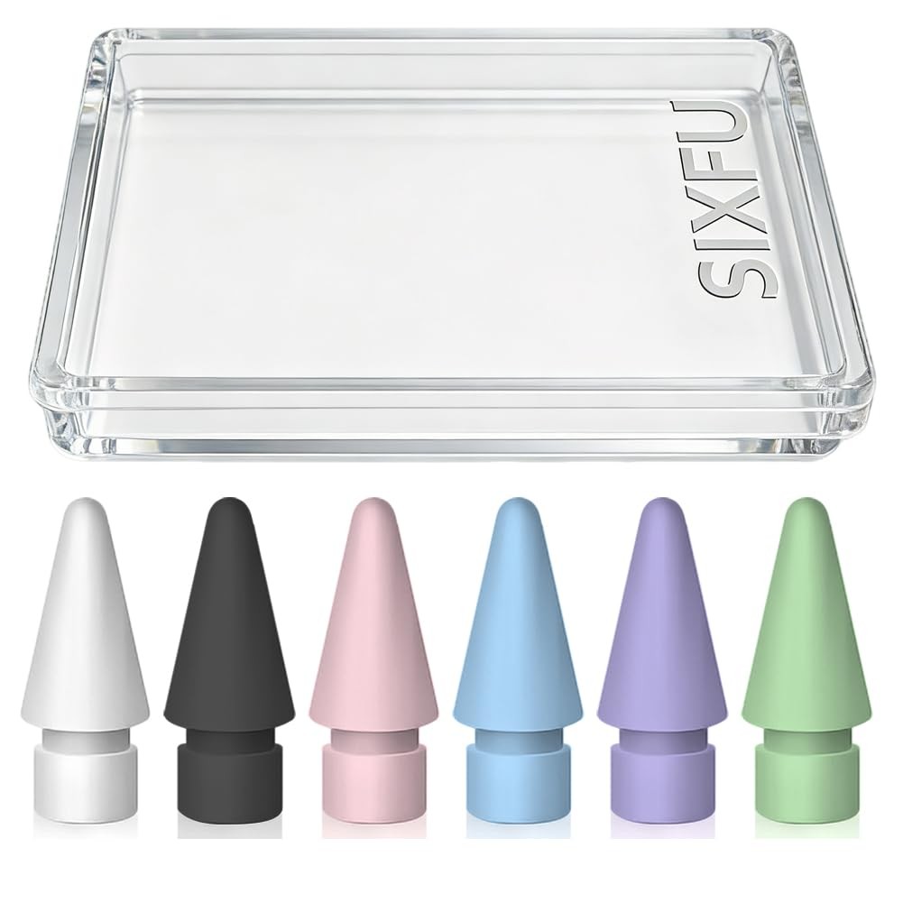 6 Color Replacement Tips for Apple Pencil - Compatible with All Generations
