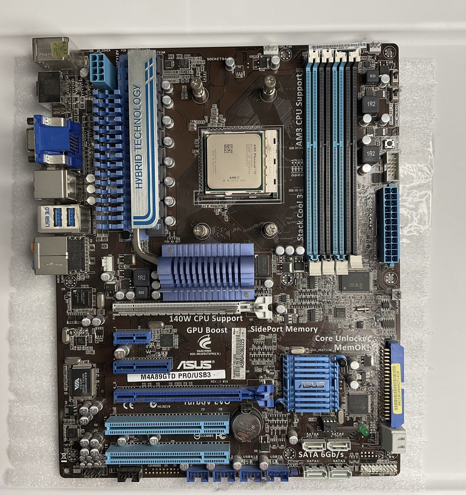 For ASUS M4A89GTD PRO/USB3 Motherboard AMD AM3/AM3+ DDR3 Mainboard