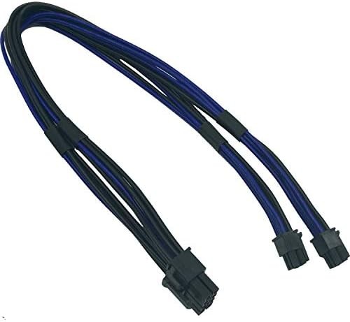Dual Mini 6 Pin to 8 Pin PCI Express Video Card Power Adapter Cable for Mac Pro