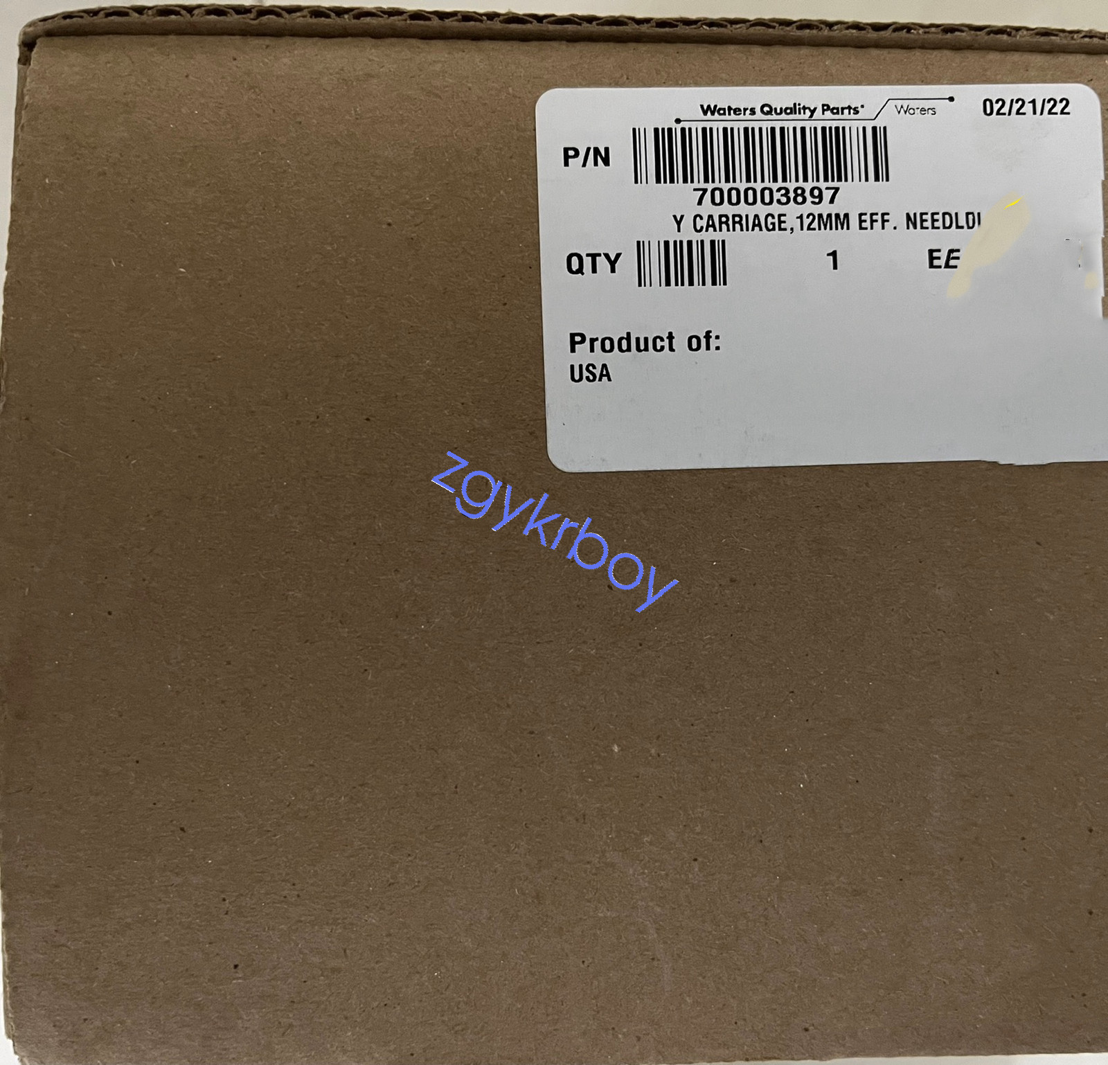 1PC Brand New Waters 700003897 Equity Injection Vehicle FedEx DHL