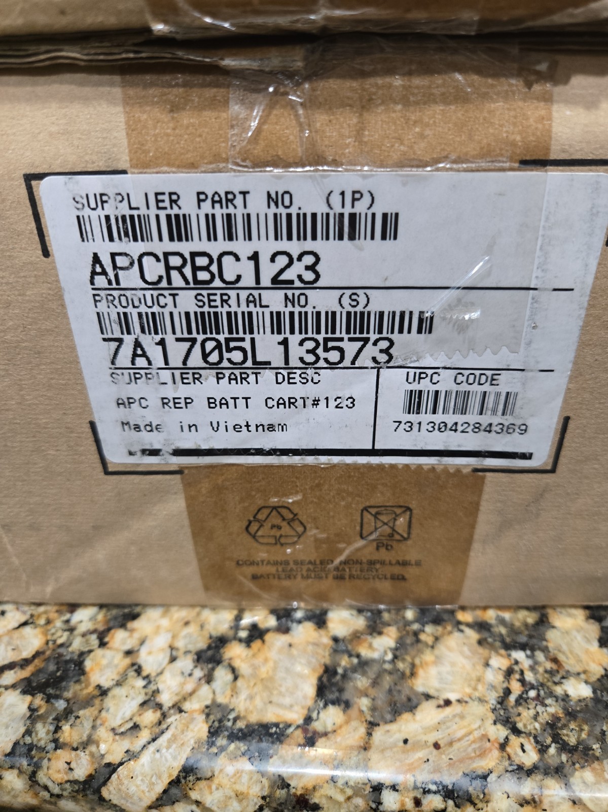 APC APCRBC123 RBC123 UPS Replacement Battery Cartridge Brown Battery