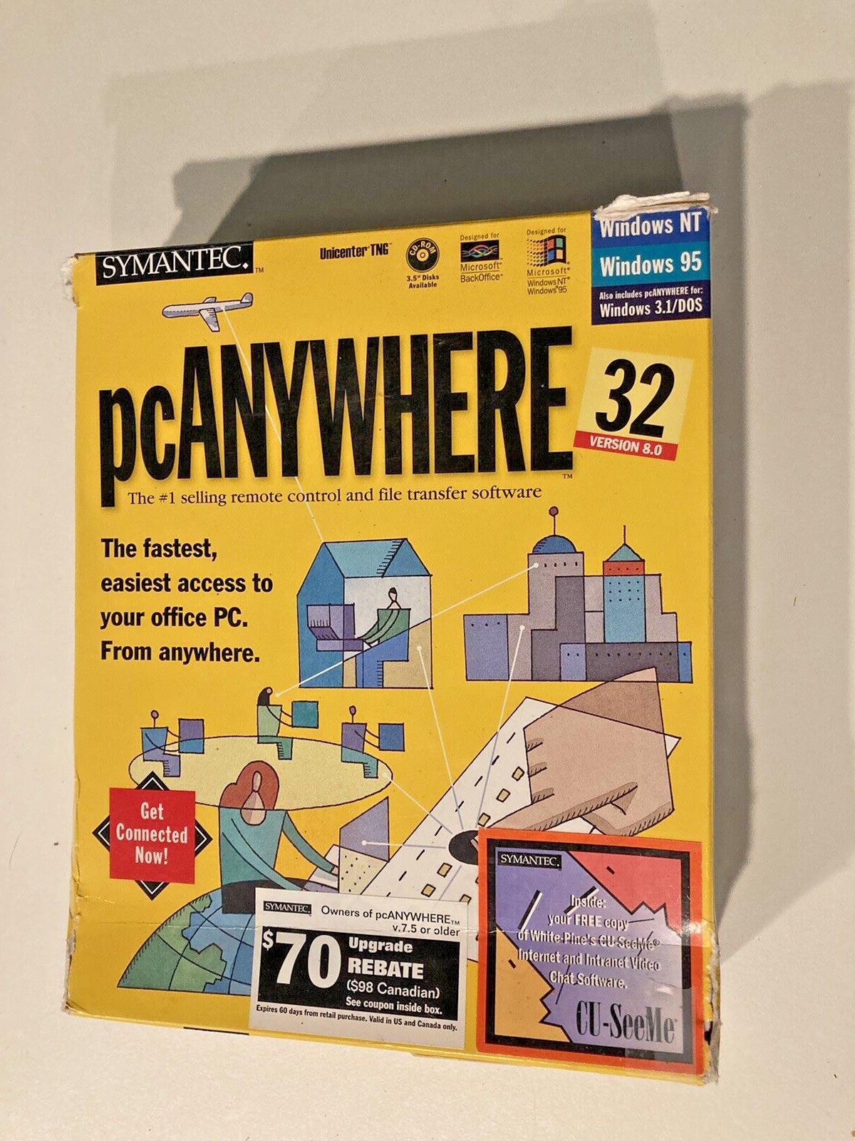 Symantec pcANYWHERE 32 VERSION 8.0