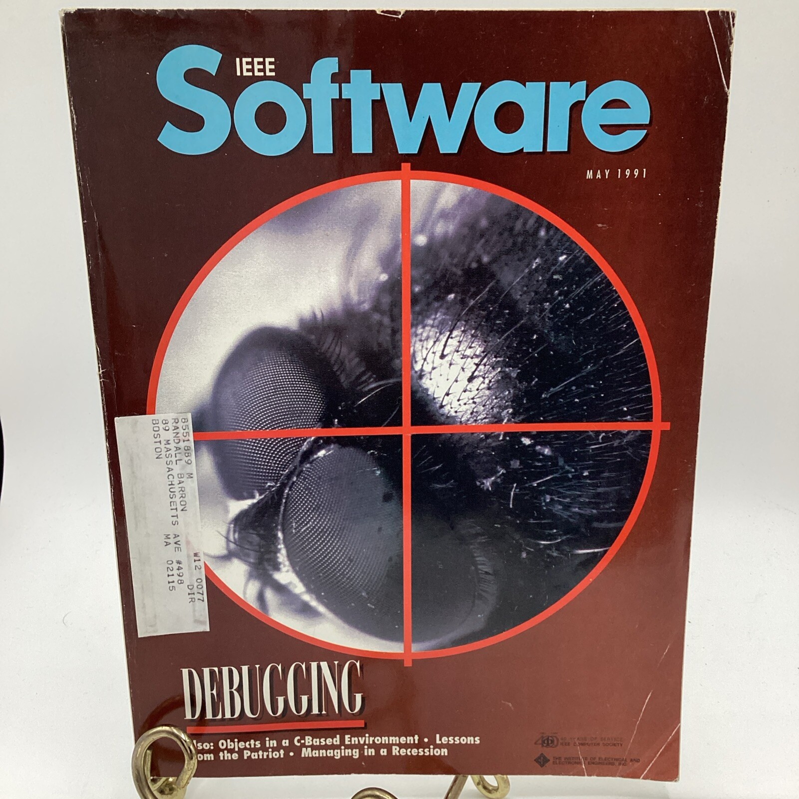 IEEE Software Magazine 1991 Debugging, Real-Time Systems, C-Based OO System