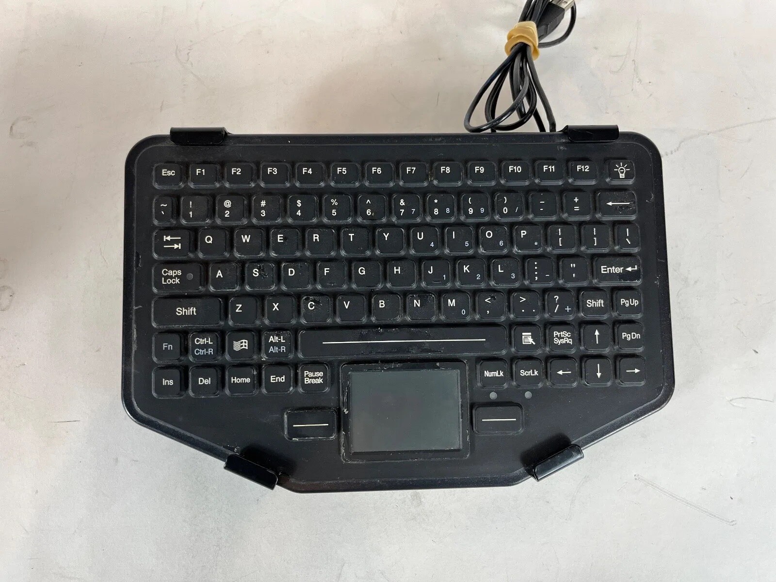 iKey Mobile Keyboard with Touchpad SB-87-TP-USB and Keyboard Tray Mnt 907-0277A