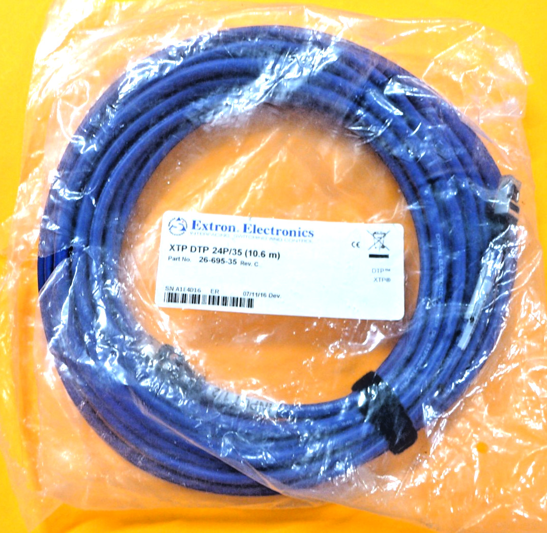 NEW Extron XTP DTP 24P35 Cable 26-695-35