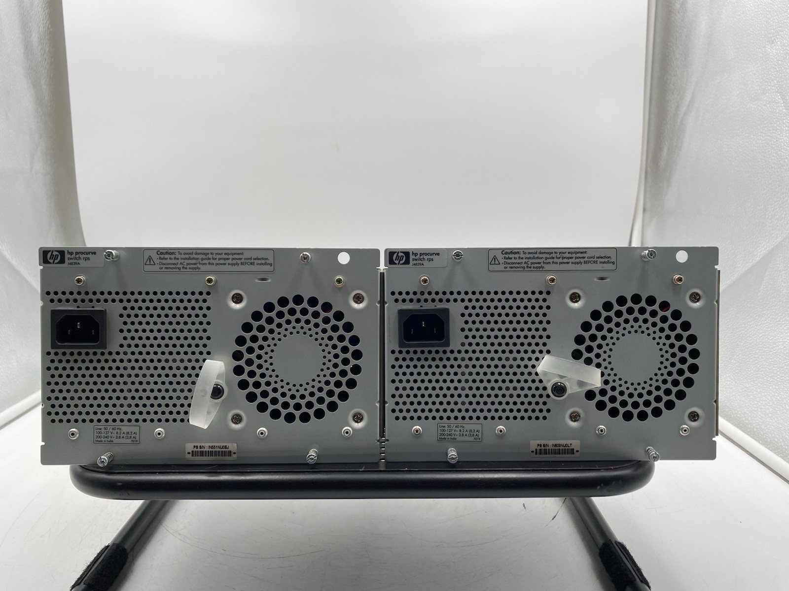 Lot of 2 HP Procurve Switch Rps Power Supply J4839A 0950-3664 DCJ 50001-01P 500W