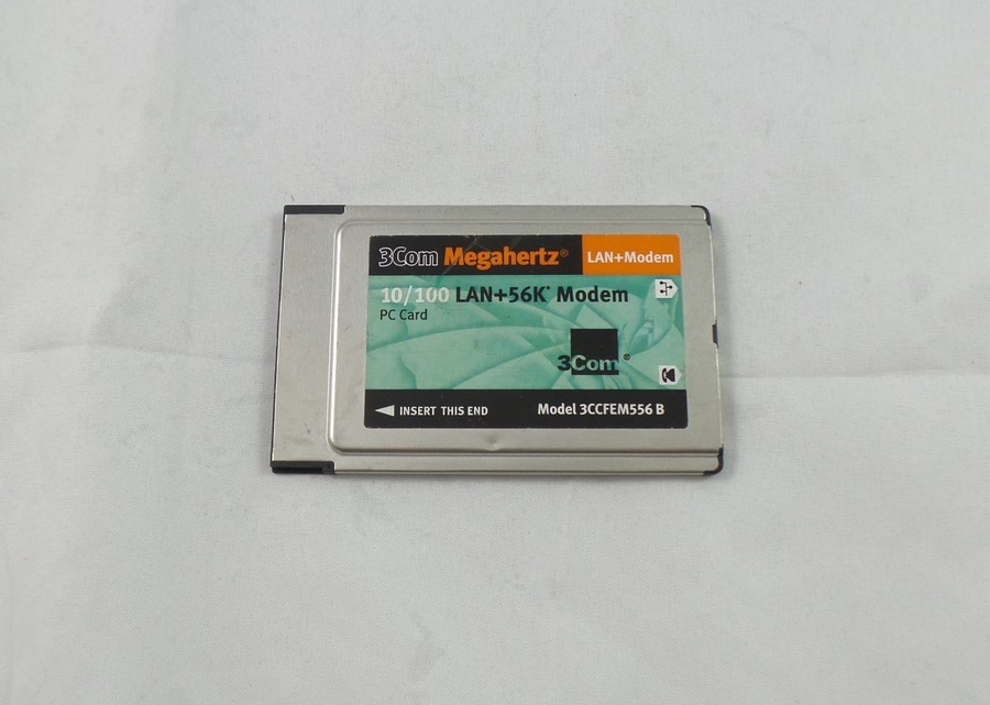 3COM Megahertz 10/100 LAN+56K Modem PC Card (3CCFEM556B)