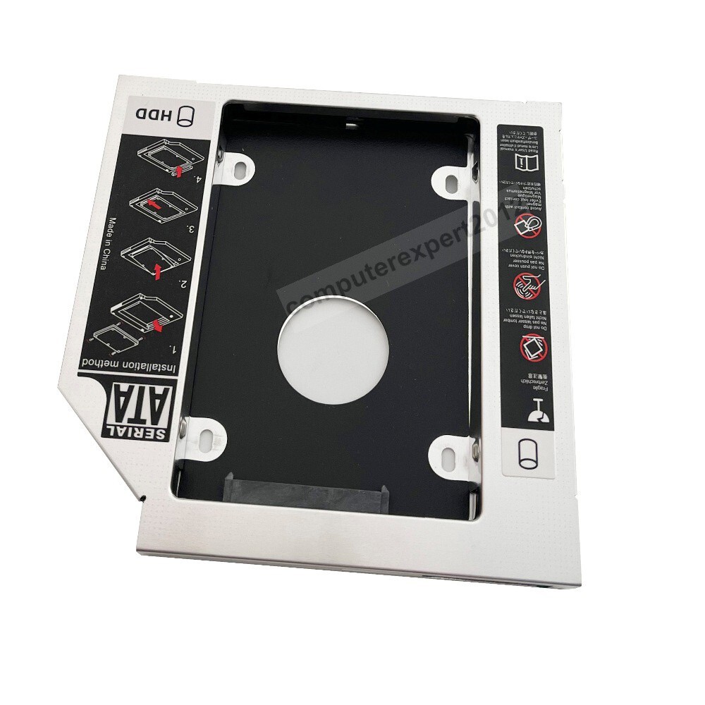 2nd 2.5 HDD SSD Hard Drive Caddy Tray Frame for SAMSUNG R560 R580 R590 R610 R620