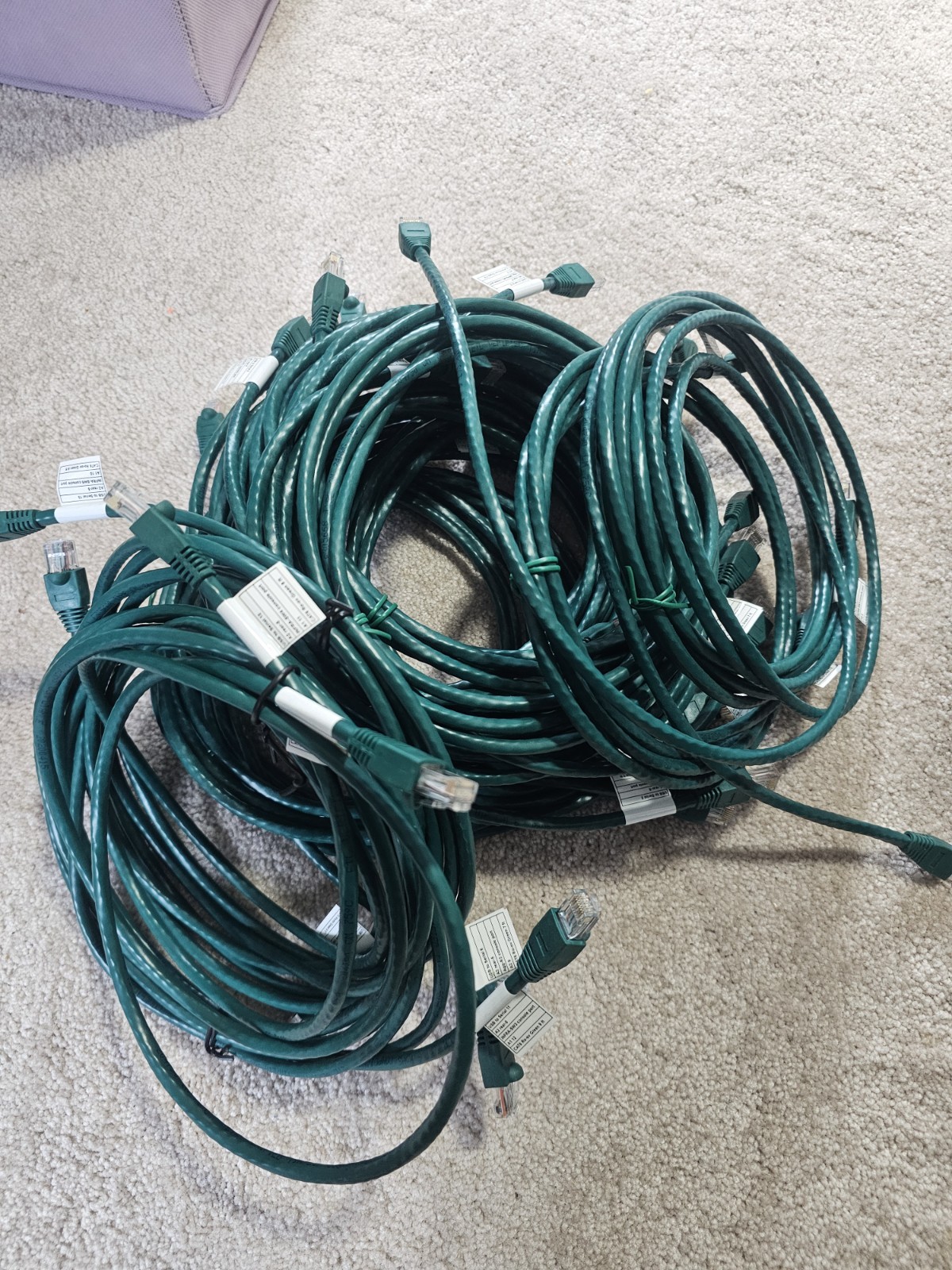 (20) 7-FT Ethernet Patch Cable Cat6 UTP Boosted - ANSI/TIA-568-C.2
