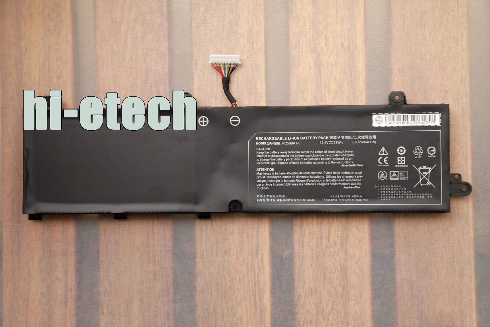 Genuine PC50BAT-3 Battery F SYSTEM76 ORYX PRO 6 PC50S PC50DN2 THUNDEROBOT 911 P1