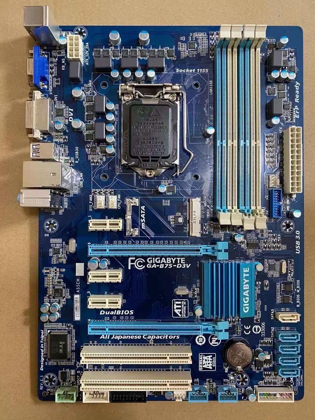 For Gigabyte GA-B75-D3V Motherboard ATX LGA 1155 Intel B75 DDR3 32GB