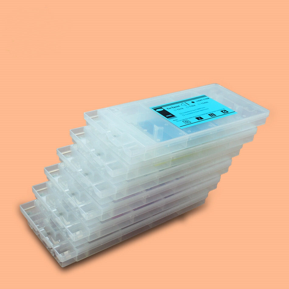 4PC*850ML Empty Ink Cartridge for Noritsu D701 D703 D705 D1005 QSS GREEN II
