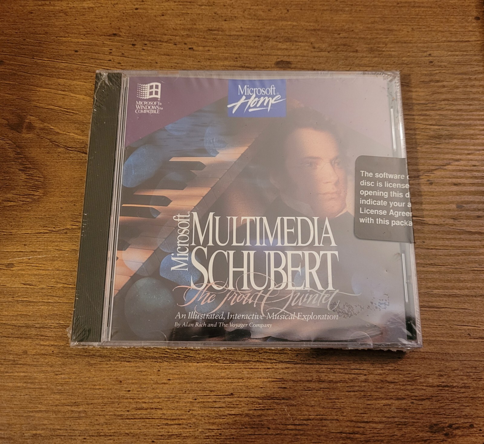 Microsoft Multimedia Schubert The Trout Quintet PC CD-ROM Alan Rich 1993 Win.3.1