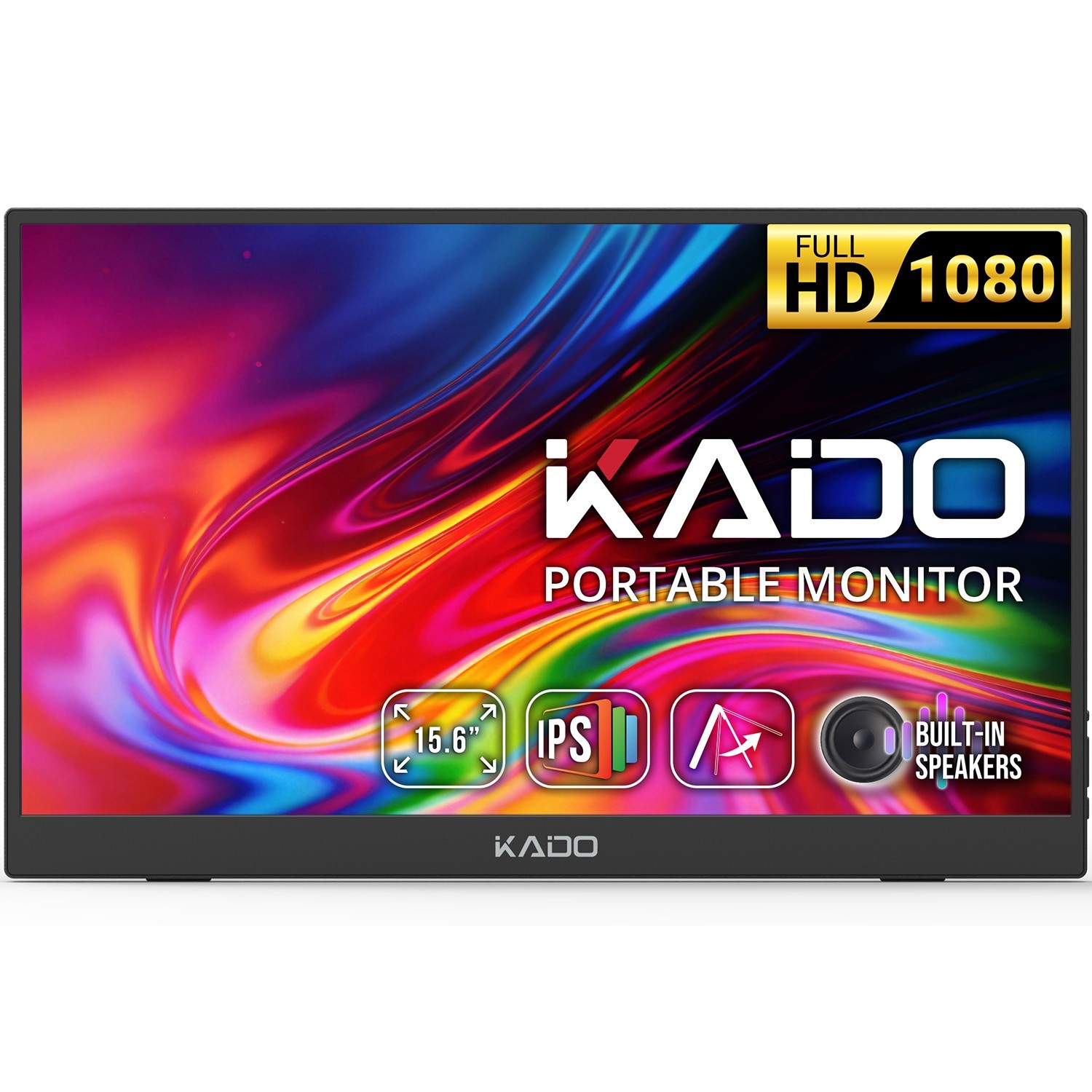 Kado 15.6-Inch Portable Monitor for Laptop FHD 1920x1080 IPS Second Display