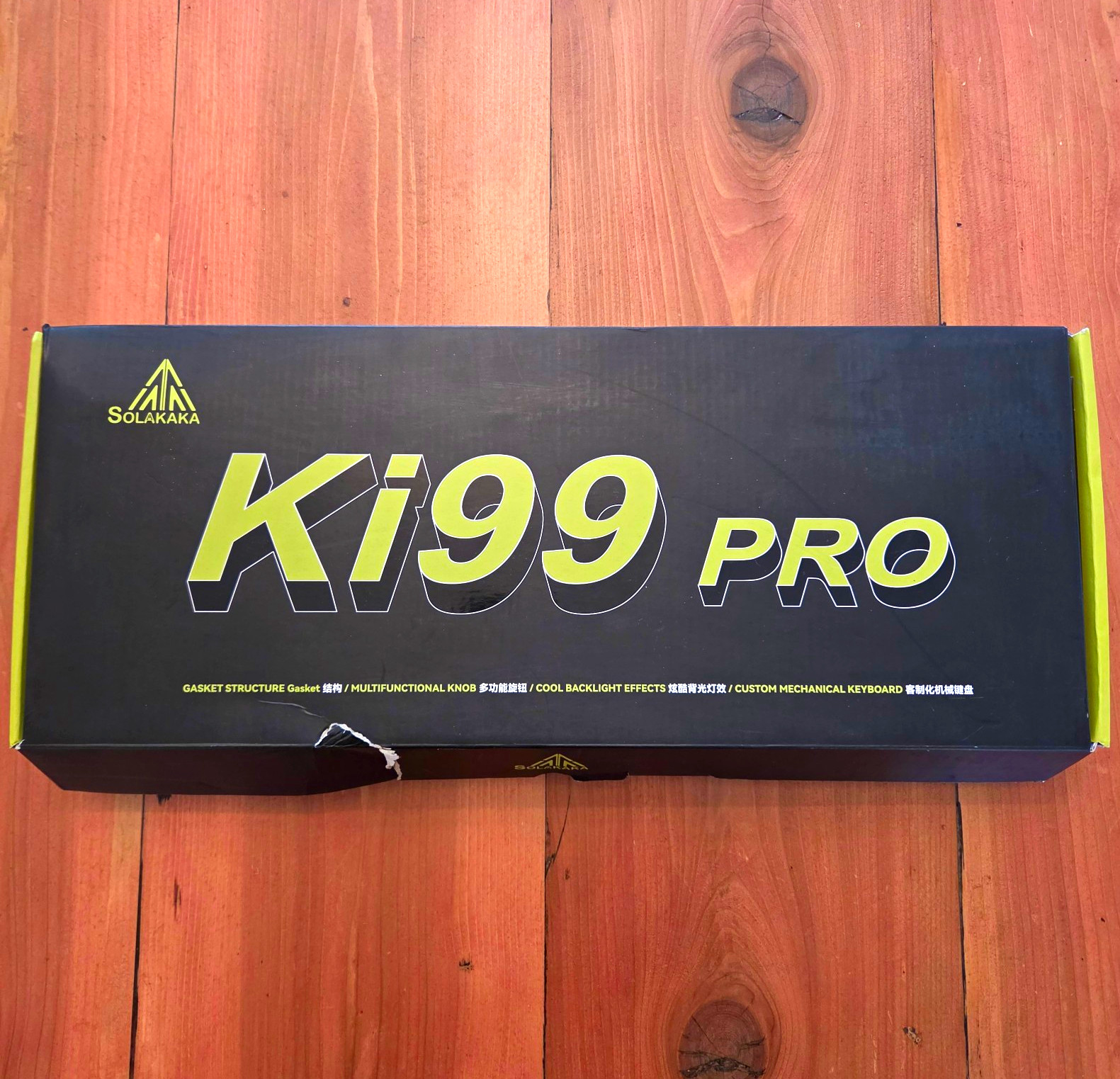 SOLAKAKA KI99 Pro 99-Key Wireless Mechanical Keyboard RGB Hot Swap Black Blue