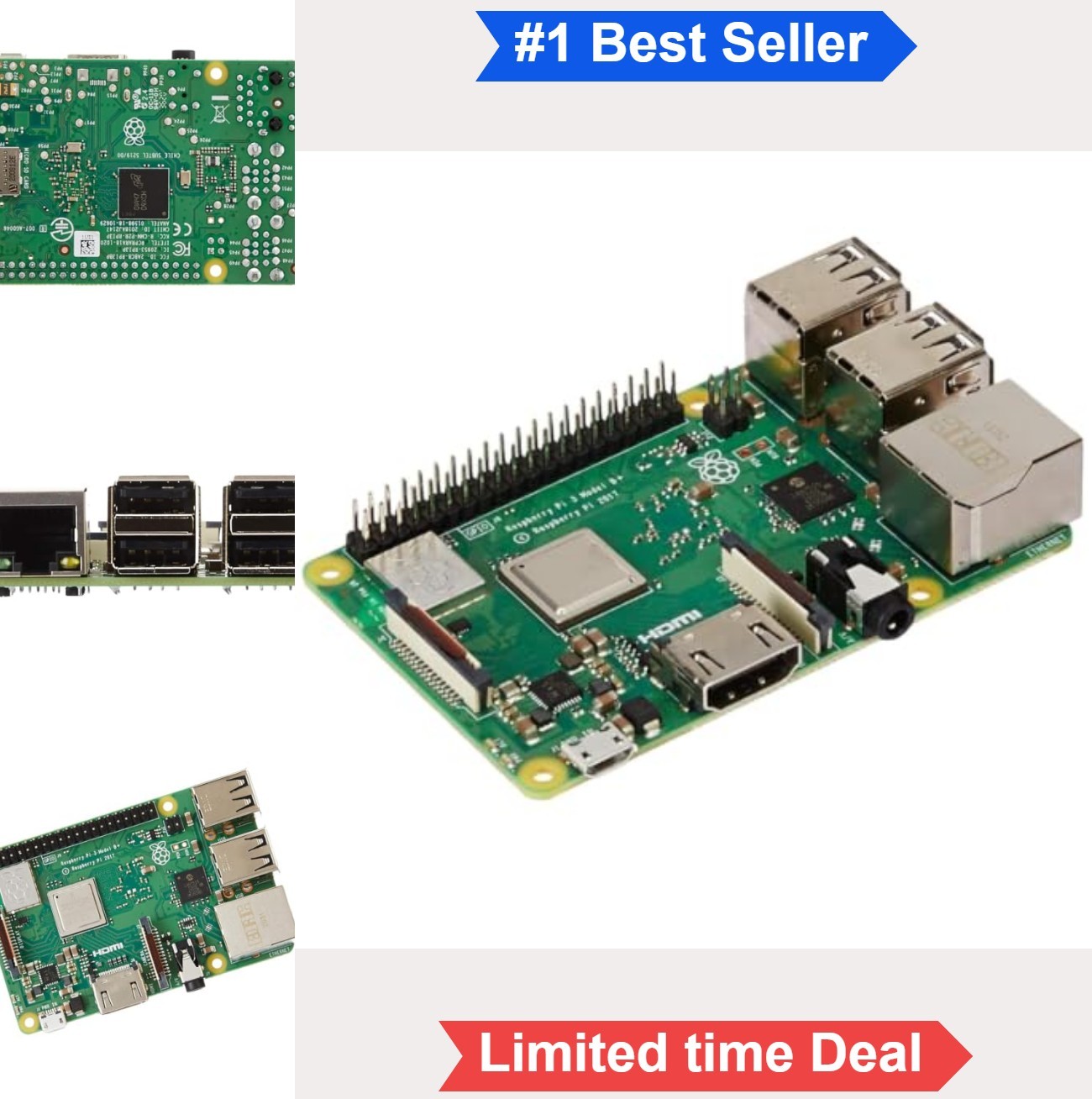 Single Board Computer 1.4GHz Quad Core 1 GB RAM WiFi Bluetooth 4 USB HDMI GPIO