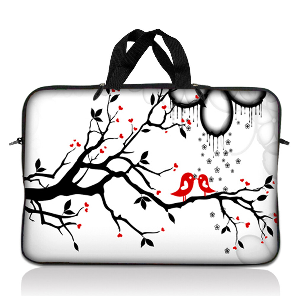Neoprene Sleeve Laptop Computer Case Bag w/ Handle Fit 10 inch to 17.4 inch 