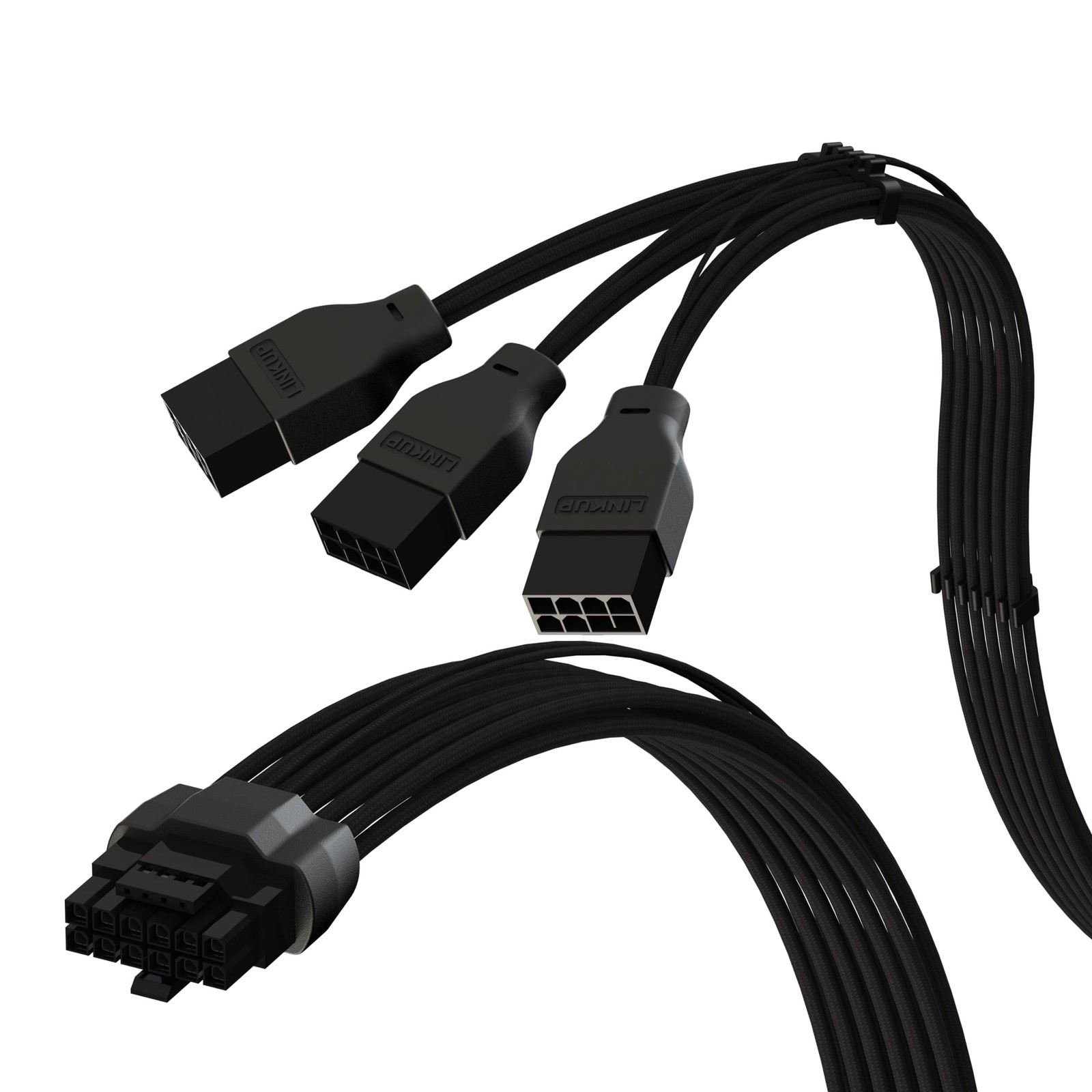 LINKUP 12VHPWR GPU Power Extension Cable | 40cm | PCIe 5.0 for RTX 5090, 5080...
