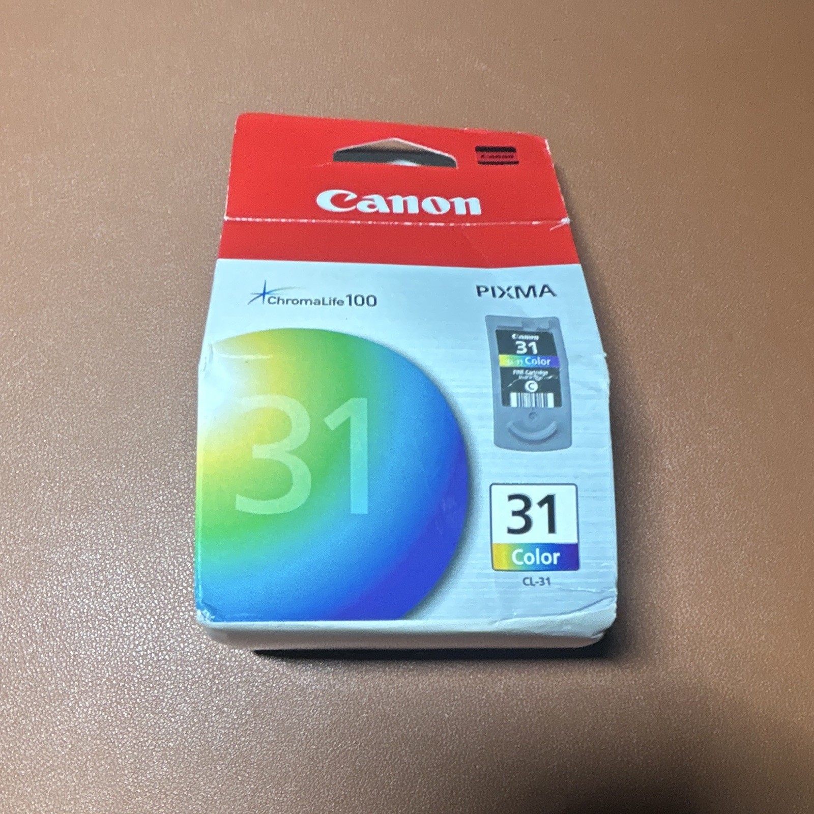 Canon CL-31 Tri-Color Ink Cartridge ChromaLife 100B002 for Pixma Printers