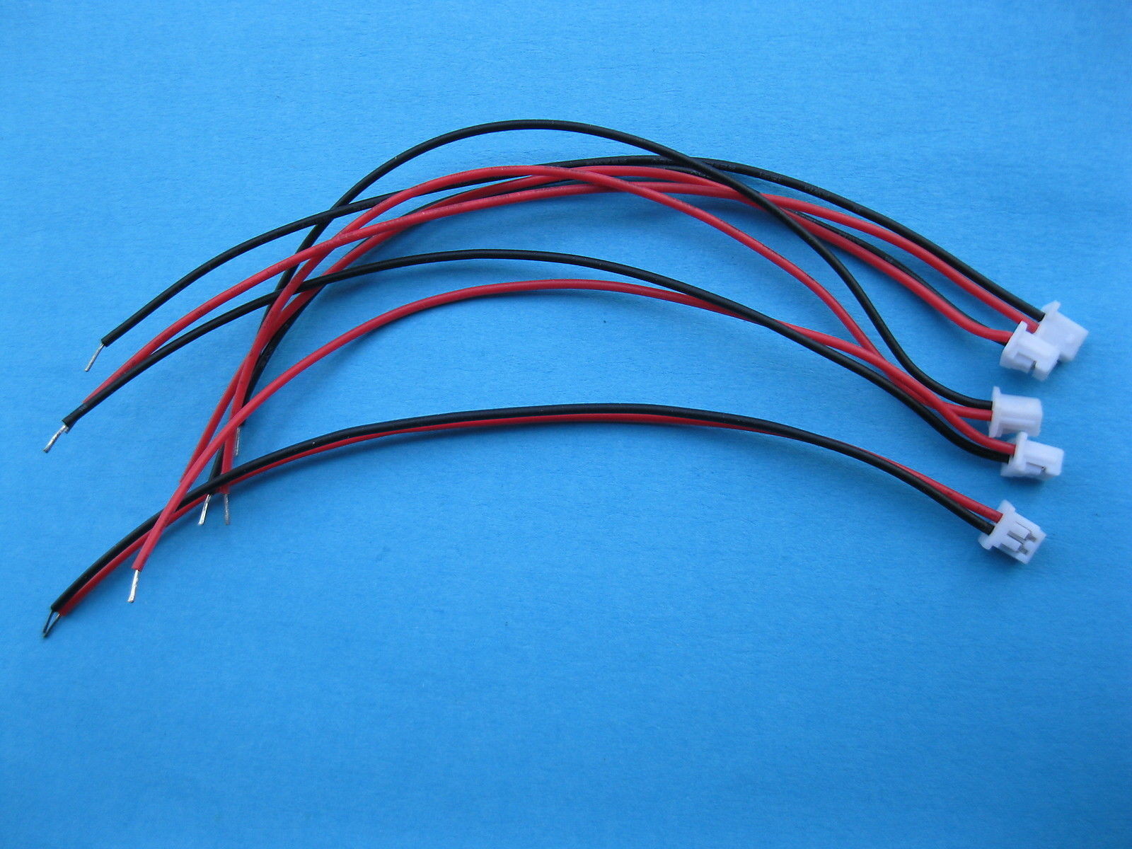 400pcs 1.25mm 2Pin Female Polarized Connector w/ 28AWG 5.9inch 150mm Leads Cable