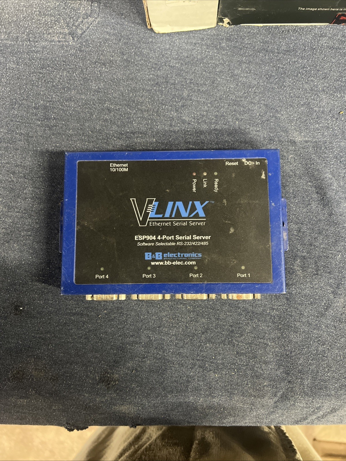 VLINX Ethernet Serial Server ESP901  1 Port Ethernet Serial Server